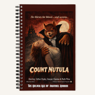 Graf Nutula Retro-Filmparodie Notizbuch
