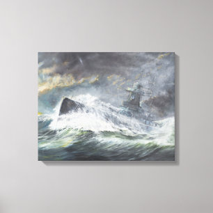 Graf Spee kommt am 3. November in den Indischen Oz Leinwanddruck