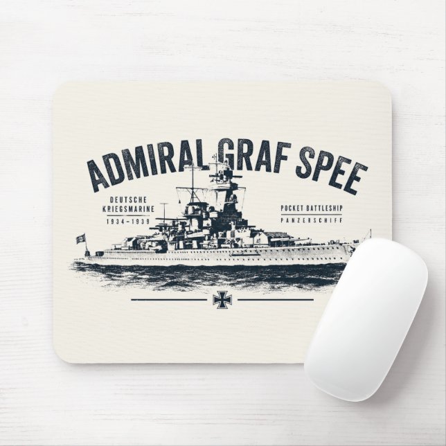 Graf Spee Mauspad (Mit Mouse)