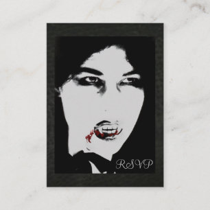Graf Vampire Black UAWG Business Cards Begleitkarte