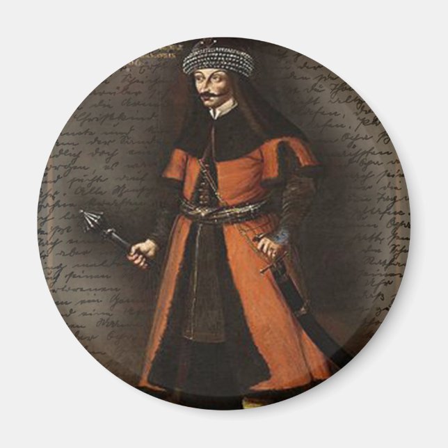 Graf Vlad Dracula Magnet (Vorne)