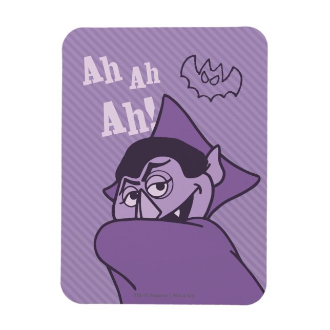 Graf Zahl - Ah Ah Ah! Magnet (Vertikal)
