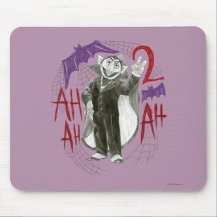 Graf Zahl Schwarz-Weiß-Skizzenzeichnung Mousepad