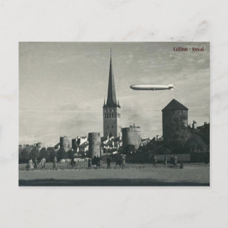 Graf Zeppelin in Tallinn Postkarte