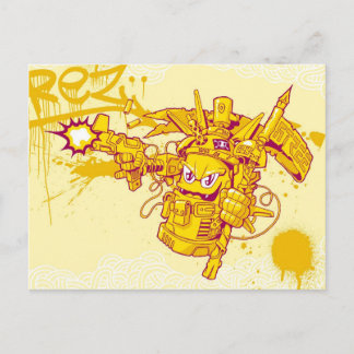 Graffit Spray Gun Postkarte