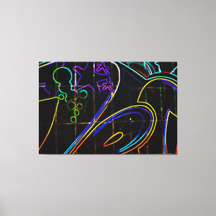 Graffiti 10 60x40 (150x100cm) waccna leinwanddruck
