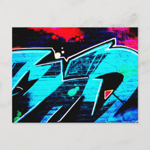 Graffiti 14 pccna postkarte