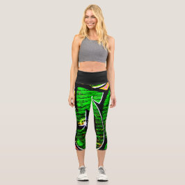 Graffiti 18 lecapcnm capri leggings