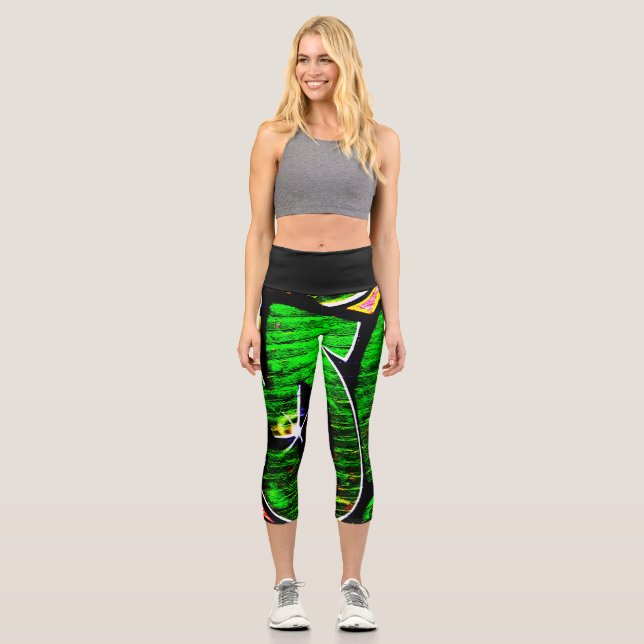 Graffiti 18 lecapcnm capri leggings (Vorderseite)