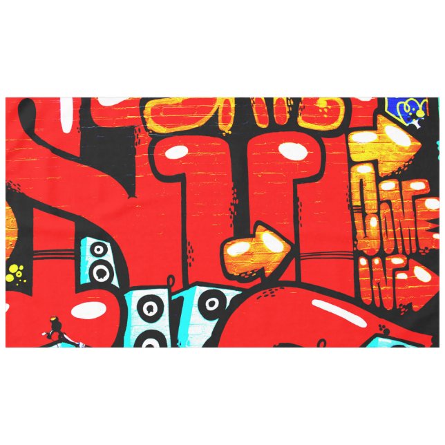 Graffiti 19 60x104 tccnm tischdecke (Vorderseite (Horizontal))