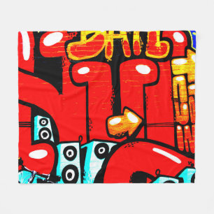 Graffiti 19 fbcn fleecedecke