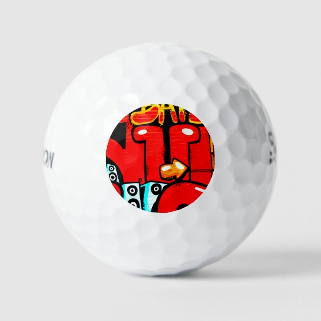 Graffiti 19 ssf gbcna golfball (Vorderseite)