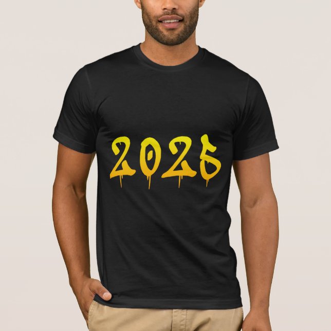 Graffiti 2025 T - Shirt - Bold, Urban, Visionary (Vorderseite)