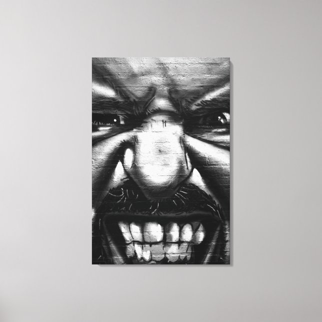 Graffiti 2 24x36 (60x90cm) Waca Leinwanddruck (Vorderseite)