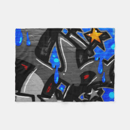 Graffiti 3 fbcnm fleecedecke