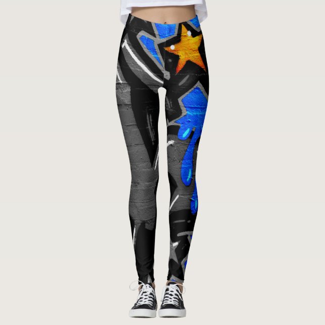 Graffiti 3 lecna leggings (Vorderseite)