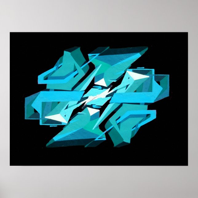 Graffiti 3D Poster (Vorne)
