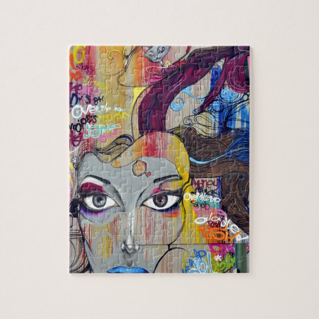 Graffiti-508272 Graffiti-Wandmalerei Puzzle (Vertikal)