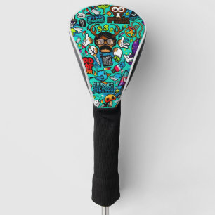 Graffiti-Abbildung Golf Headcover