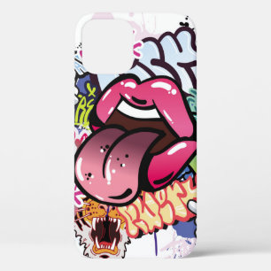 Graffiti-Abbildung mit Graffiti-Buchstaben Case-Mate iPhone Hülle
