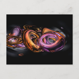 Graffiti Abstrakt Postkarte