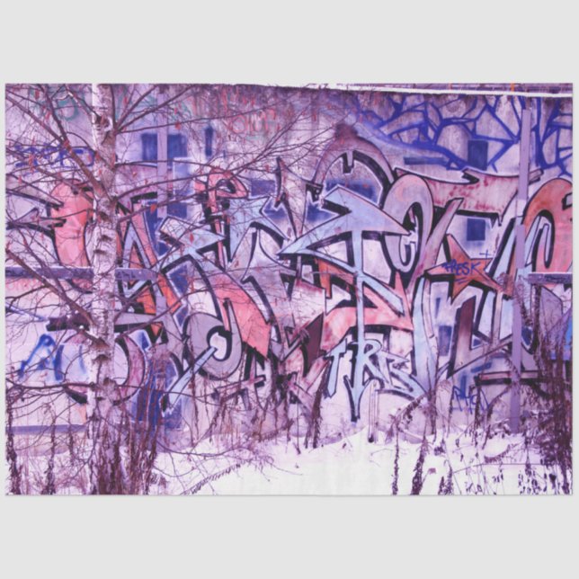 Graffiti Abstrakt Urban 17 Dekoupage Tissue Seidenpapier (Vorderseite)