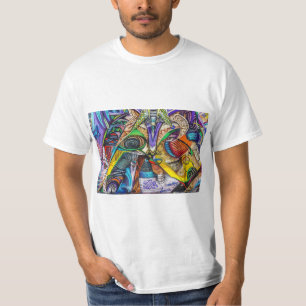 Graffiti-abstrakte Kunst T-Shirt