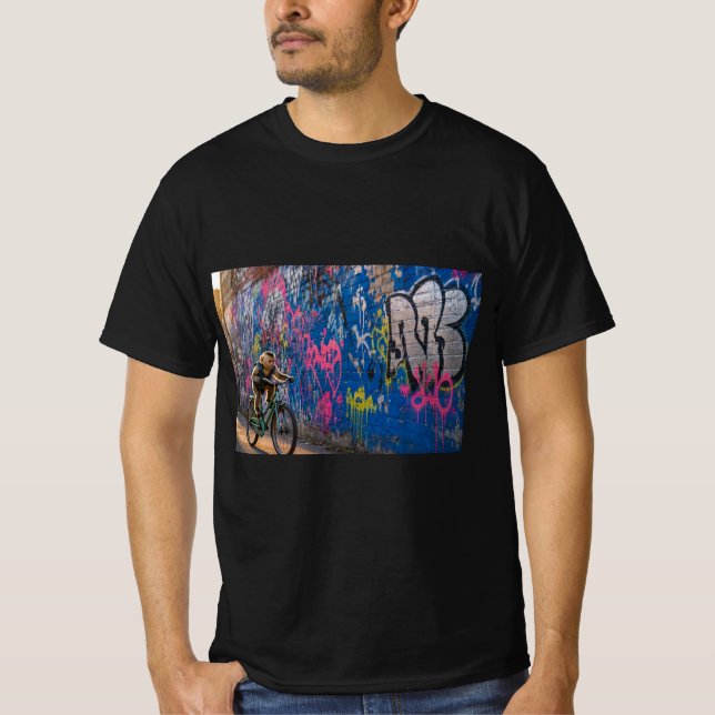 Graffiti-Affe  T-Shirt (Vorderseite)