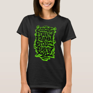 Graffiti Alphabet Wildstyle Hip-Hop Straße Urban T-Shirt