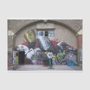 Graffiti am Stadtbahnbogen, Wien Österreich Seidenpapier