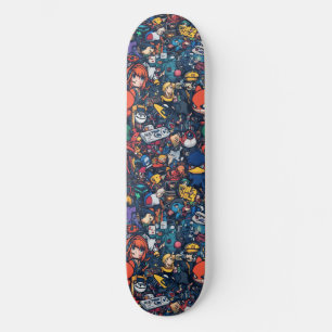 Graffiti Anime Cooles Skateboard