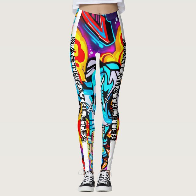 Graffiti Art Leggings (Vorderseite)