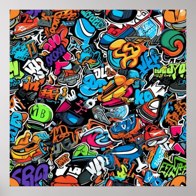 Graffiti Art Poster (Vorne)