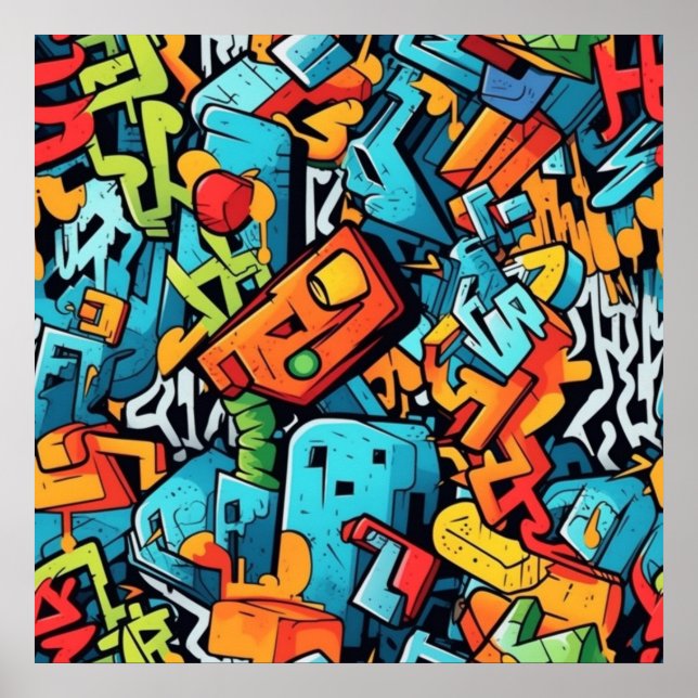 Graffiti Art Poster (Vorne)