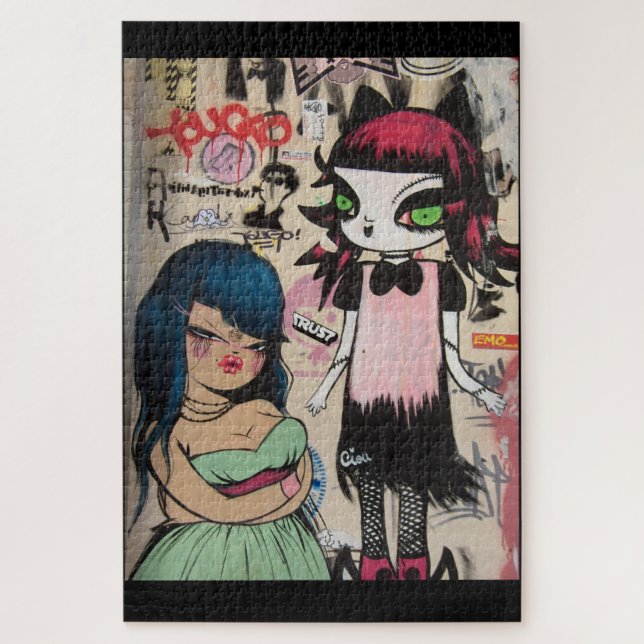 Graffiti Art Puzzle (Vertikal)