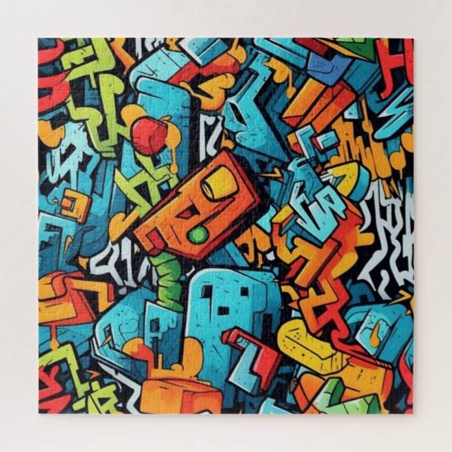 Graffiti Art Puzzzle Puzzle (Vertikal)