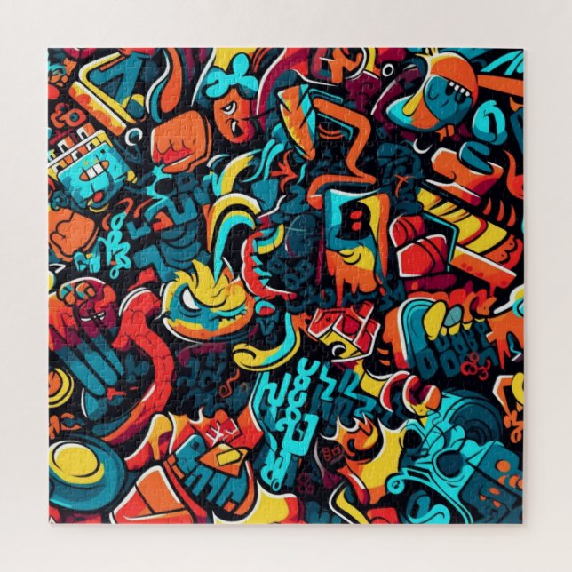 Graffiti Art Puzzzle Puzzle (Vertikal)