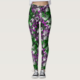 Graffiti Artist Paint Splash Splattered Edgy Rebel Leggings
