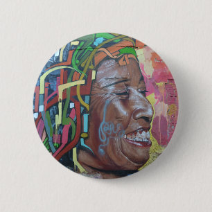 Graffiti Artwork Face Button
