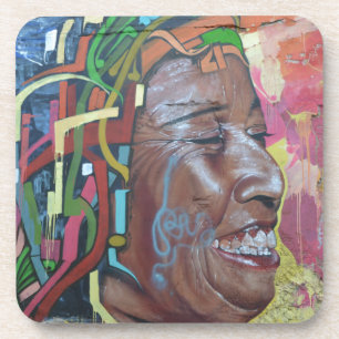 Graffiti Artwork Face Untersetzer