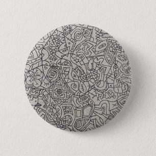 Graffiti Artwork Line Button