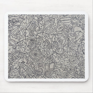 Graffiti Artwork Line Mousepad