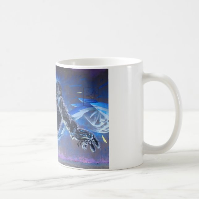 Graffiti Astronaut Tasse (Rechts)