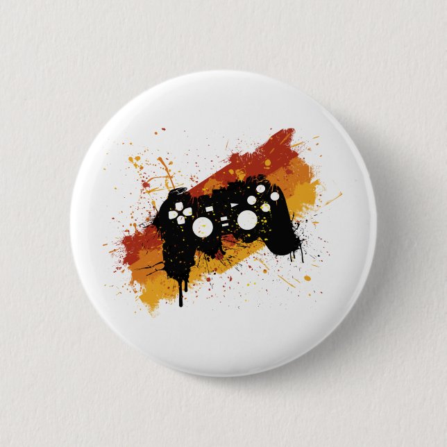 Graffiti-Auflage Button (Vorderseite)