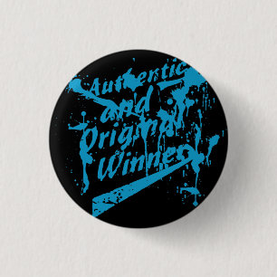 Graffiti Authentisch Originaler Gewinner Grunge Sp Button