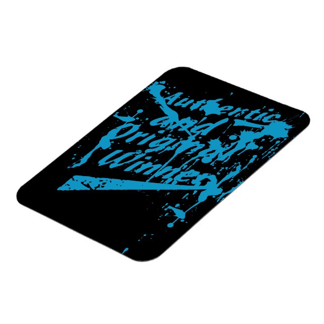 Graffiti Authentisch Originaler Gewinner Grunge Sp Magnet (Linke Seite)