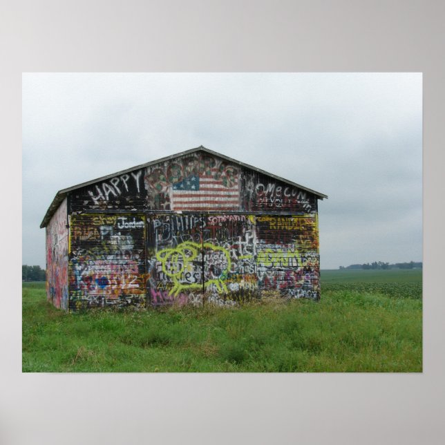 Graffiti Barn Poster (Vorne)