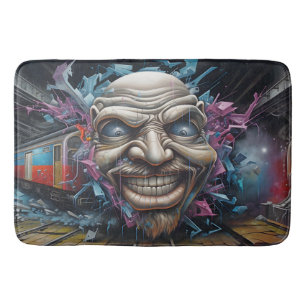 Graffiti Bath Mat Badematte