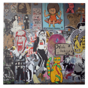 Graffiti, Berlin, Deutschland Fliese