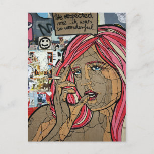 Graffiti, Berlin, Deutschland Postkarte